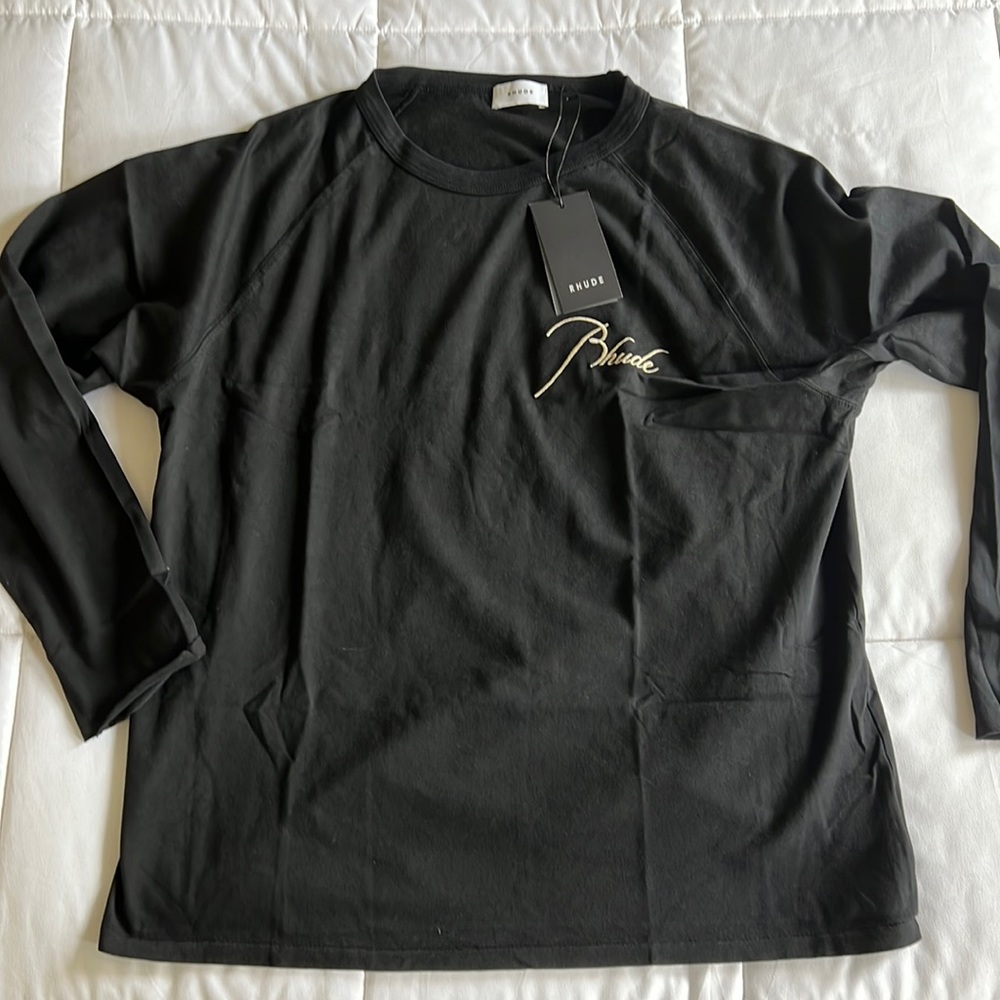 Rhude long sleeve logo tee